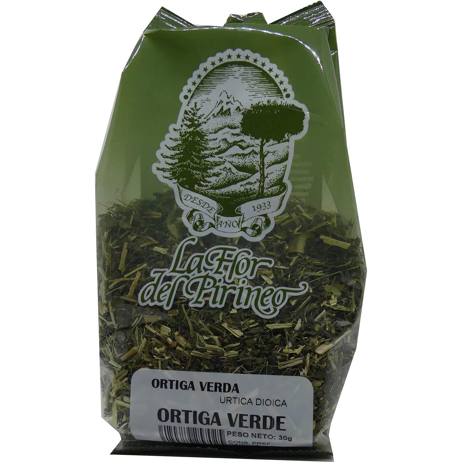 La Flor del Pirineo Ortiga Verde Hierba 30g