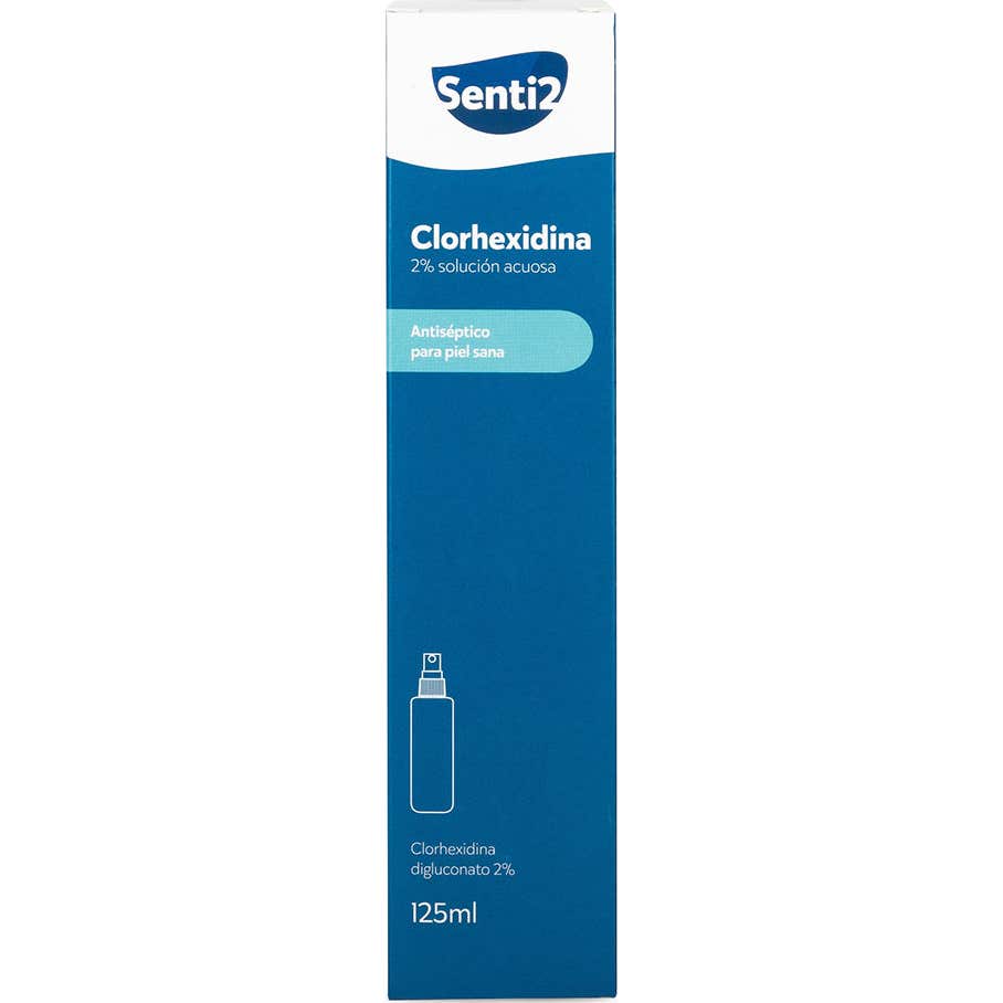 Senti2 Clorhexidina 2% Antiséptico Piel Sana Spray 125ml