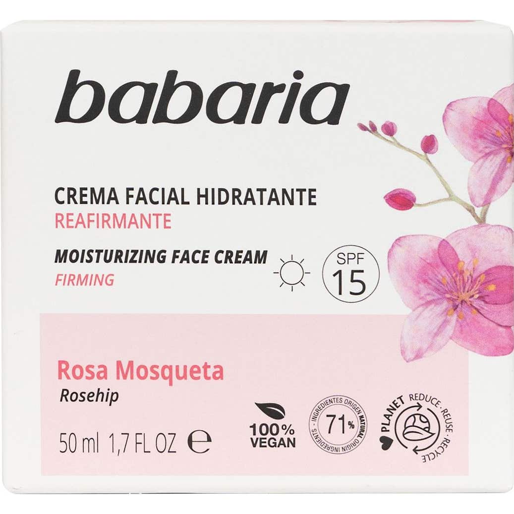 Babaria Hidratante Creme Facial 24 Horas Rosa Mosqueta 50ml