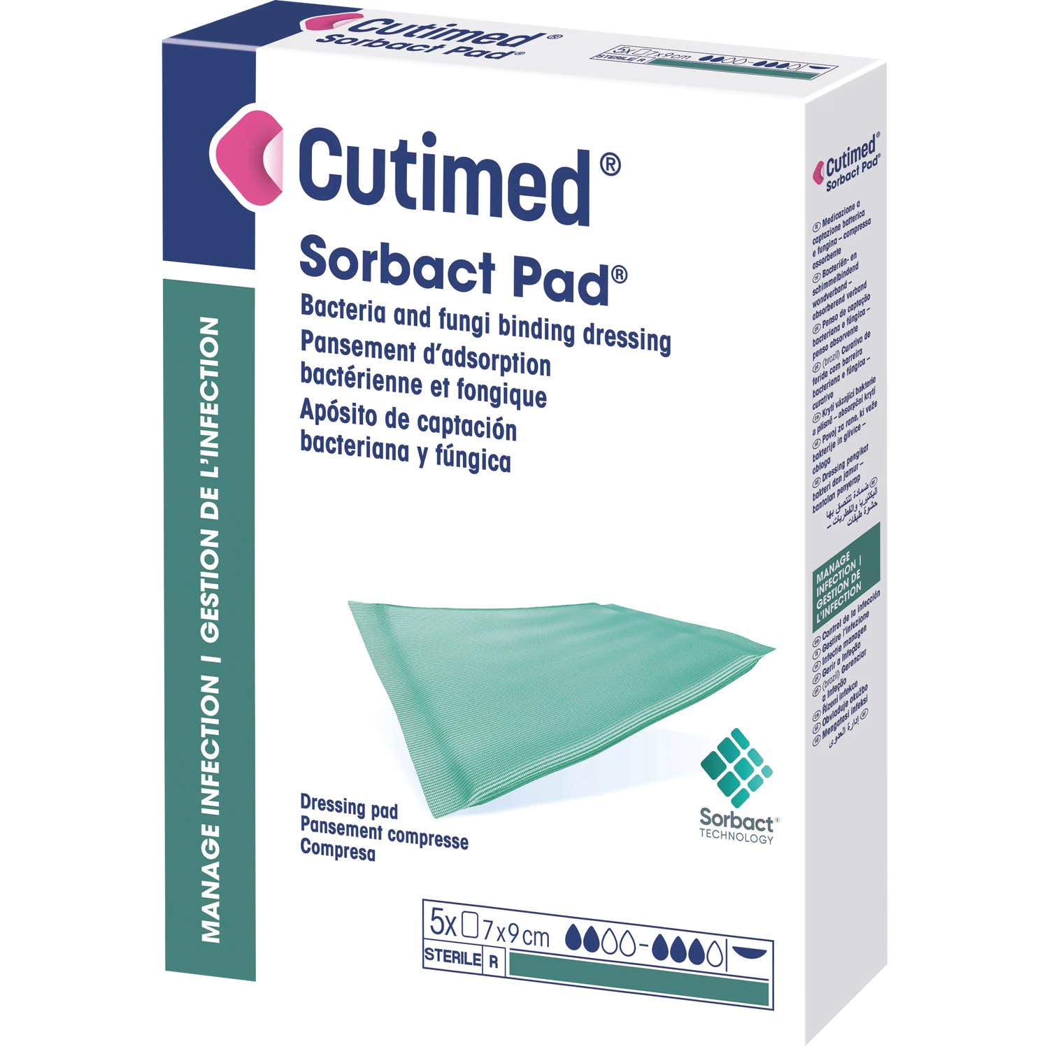 Bsn Medical Cutimed Apósitos Sorbact Medicación 7x9cm 5uds