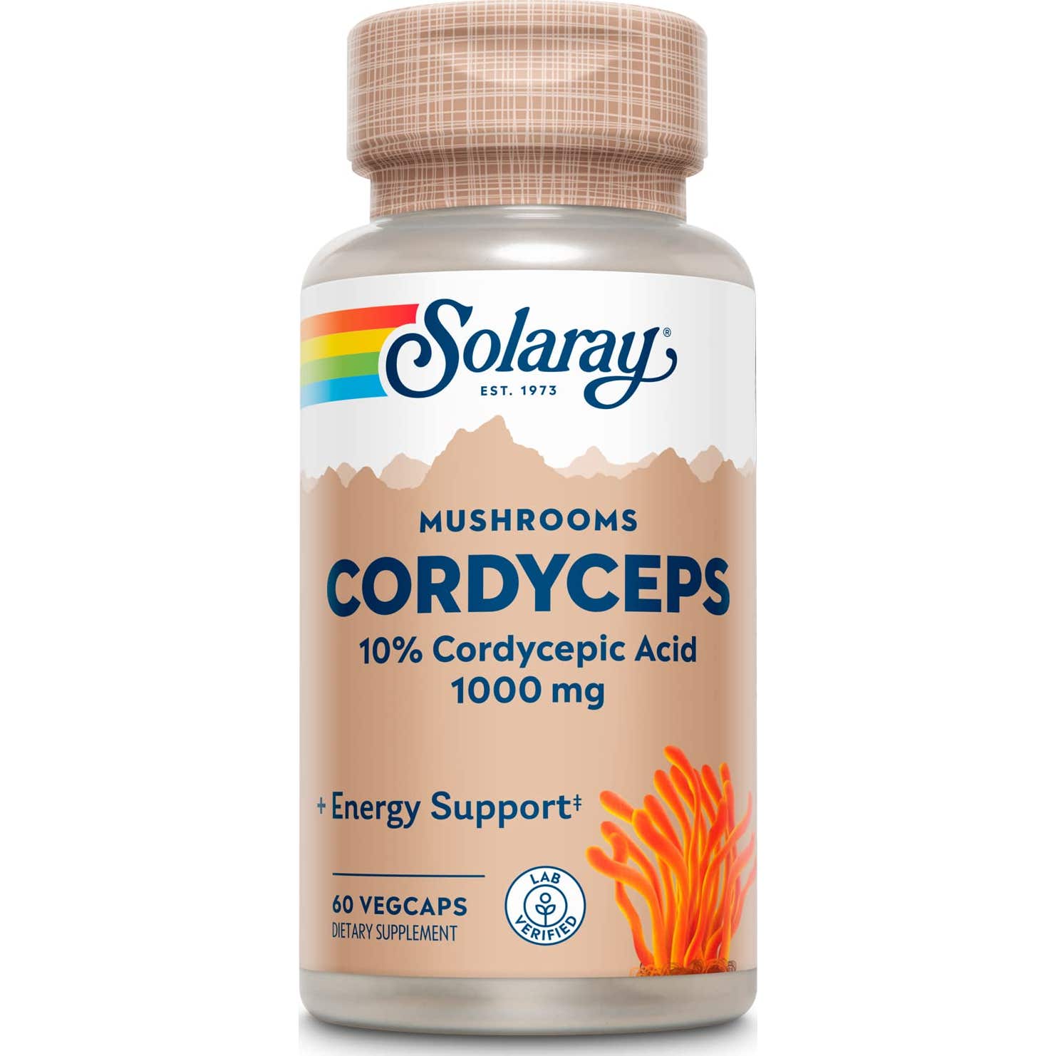 Solaray Cordyceps 520mg 60 Cáps