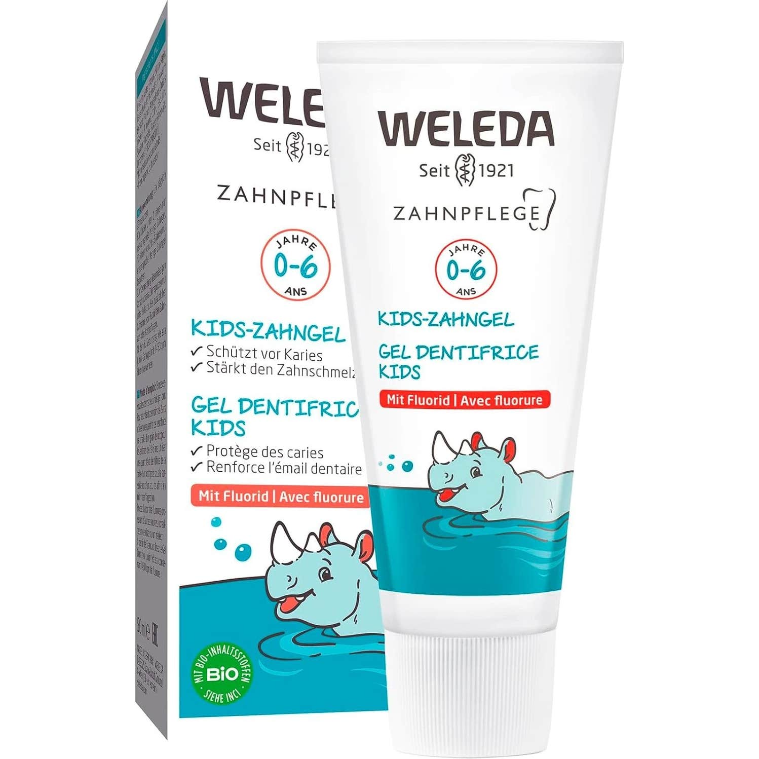 Weleda Gel Dentífrico Kids con Flúor 0-6 Años 50 ml