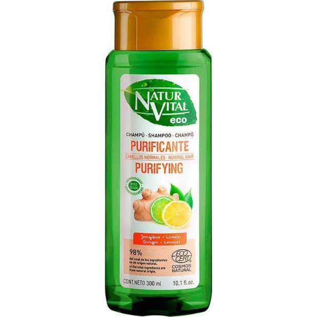 Naturvital Eco Purificante Jengibre Y Limón Champú 300Ml