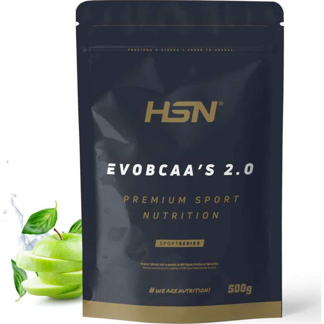 HSN EvoBCAA's 2.0 BCAA's 12:1:1 + Glutamina Manzana 500g