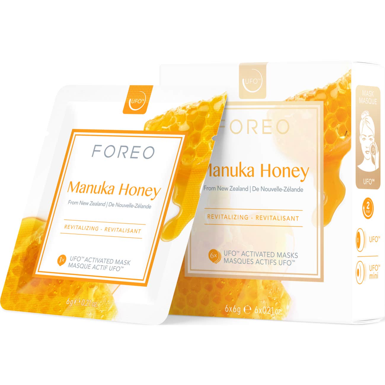 Foreo UFO Manuka Honey Activated Mask 6x6g