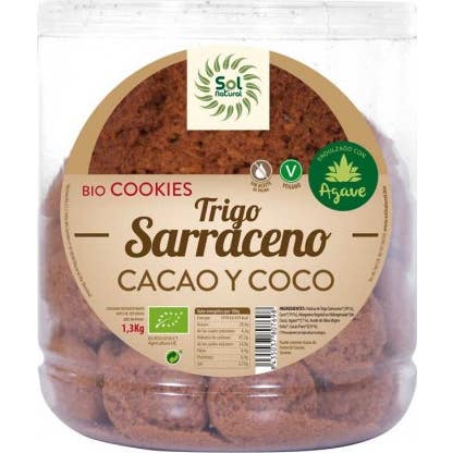 Sol Natural Galleta Trigo Sarraceno Coco Cacao Bio 1,3kg