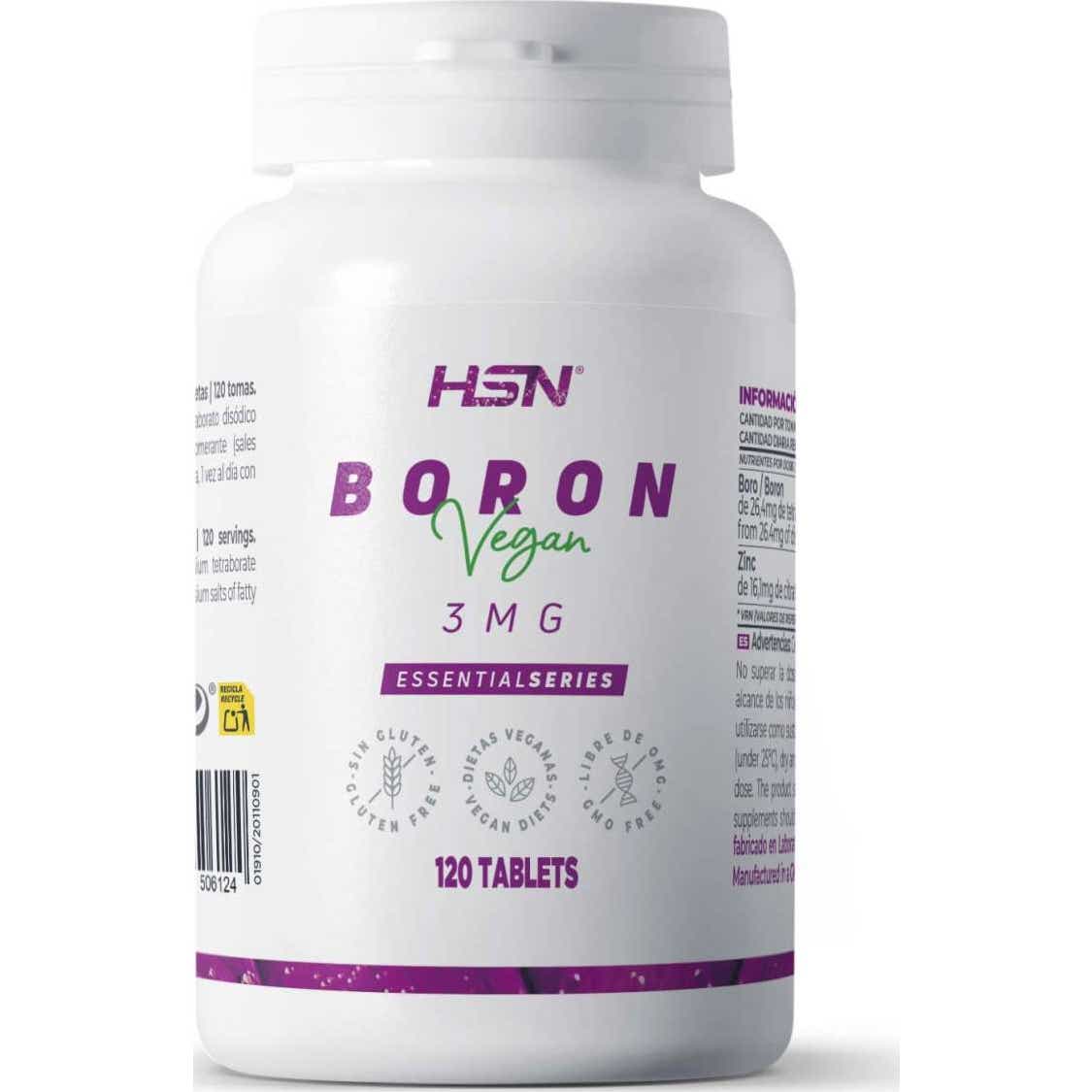 HSN Boro 3mg 120comp | Natural Doctor