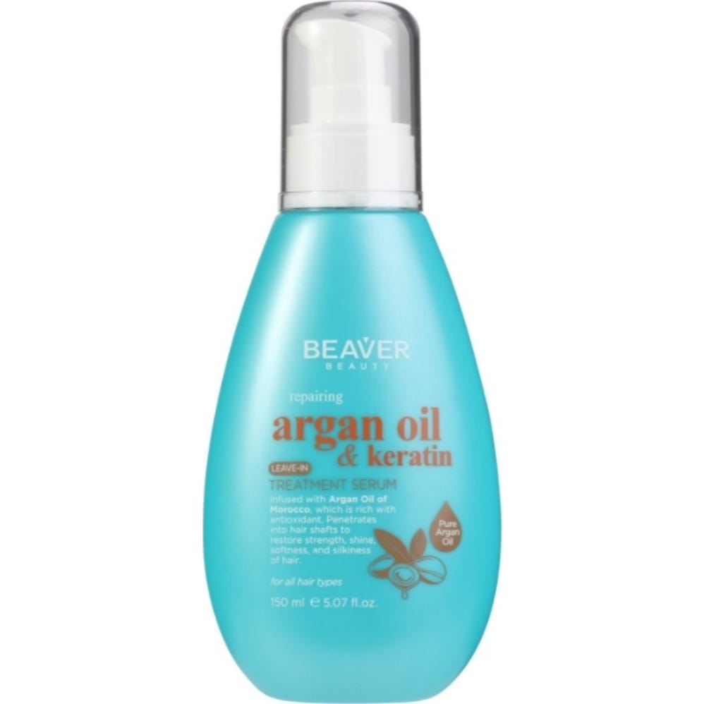 Beaver Argan Oil & Keratin Sérum Sin Aclarado 150ml