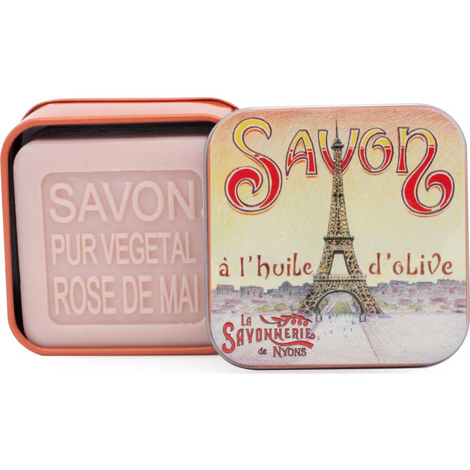 La Savonnerie de Nyons Jabón Lata Metal Torre Eiffel 100g
