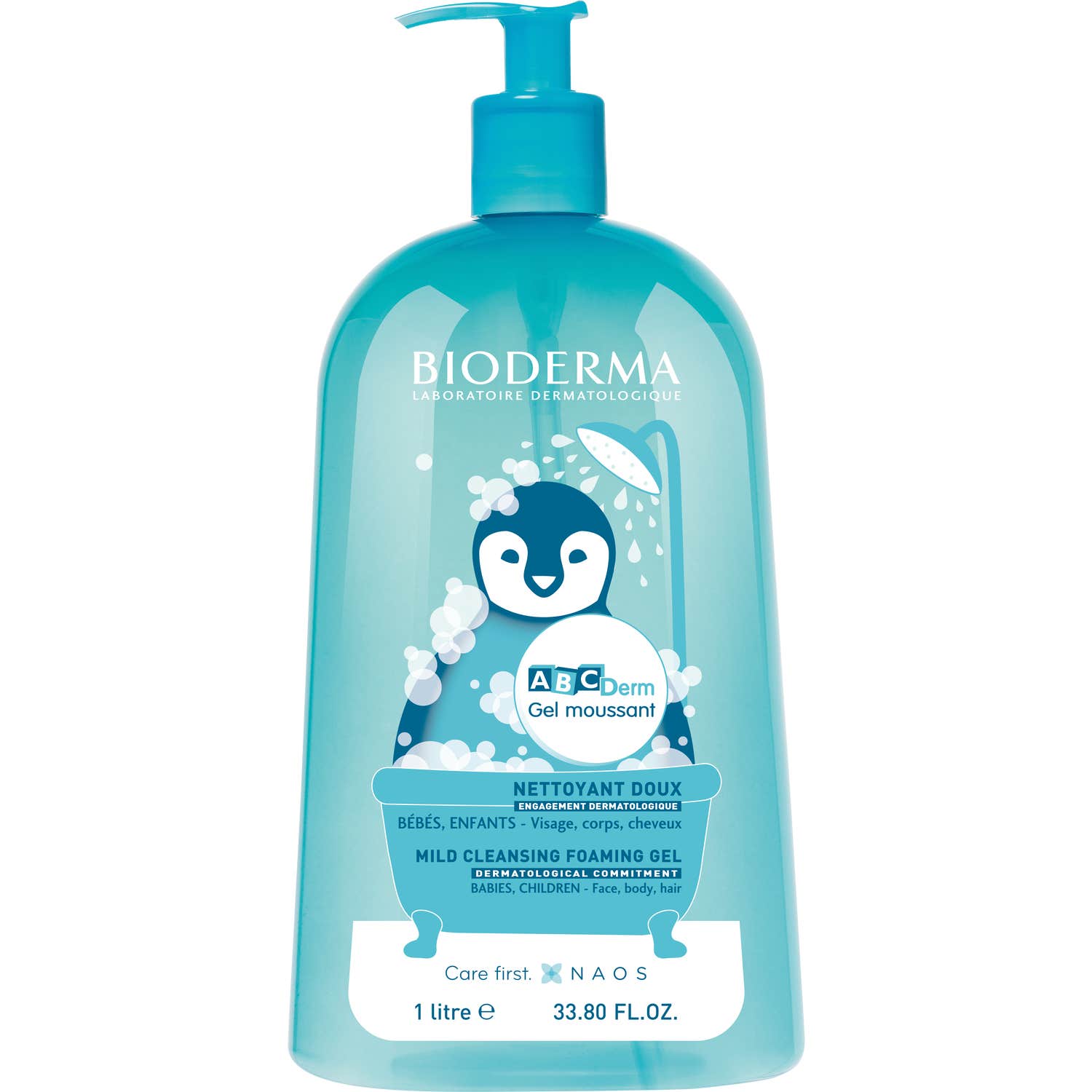 Bioderm ABCDerm Gel Moussant Bebés y Niños 1L