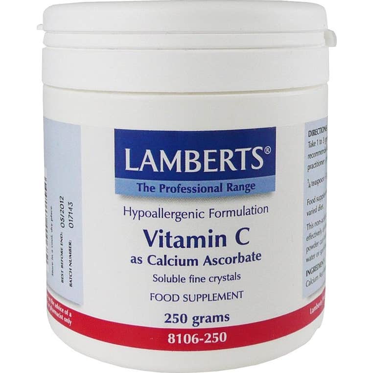 Lamberts Vitamina C Ascorbato de Calcio 250g