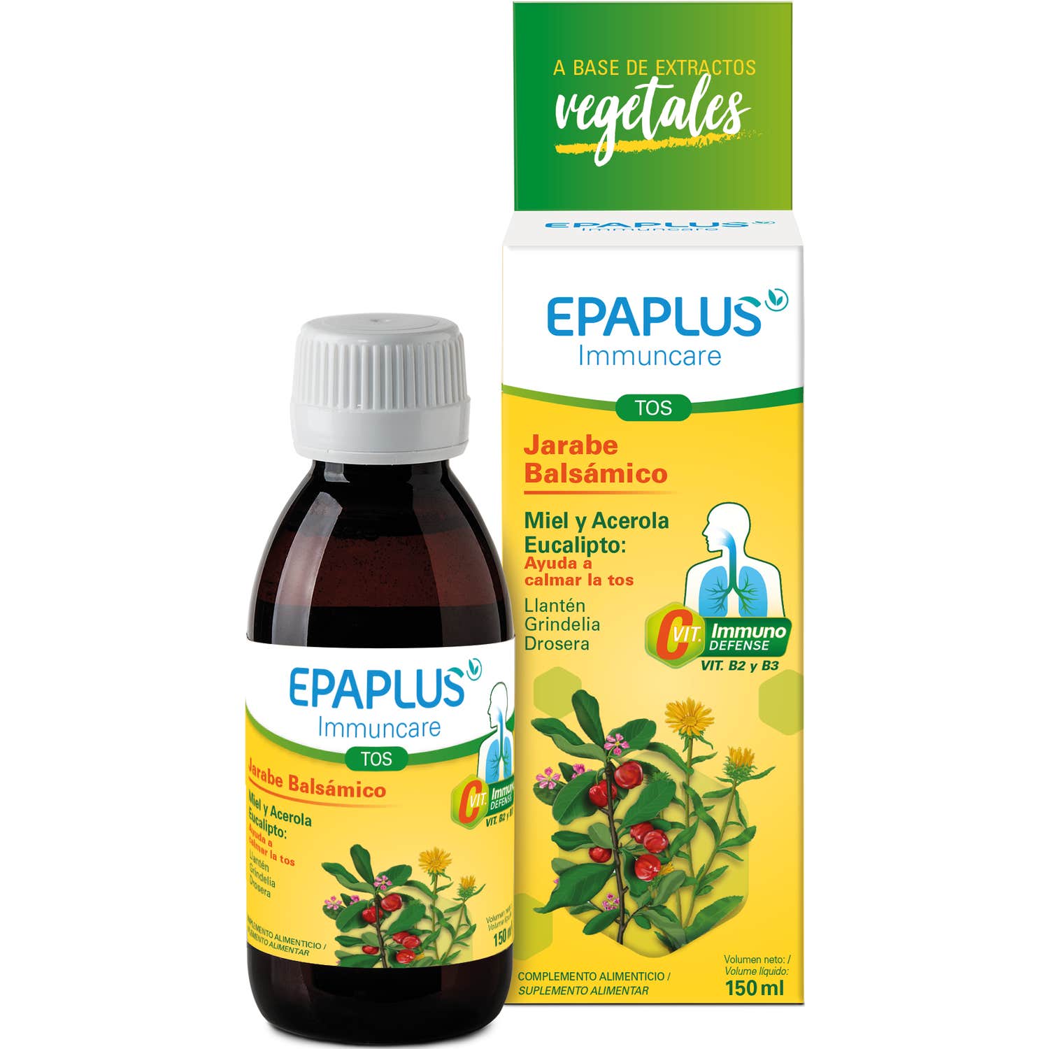 Epaplus Immuncare Tos Jarabe Balsámico Adultos 150ml