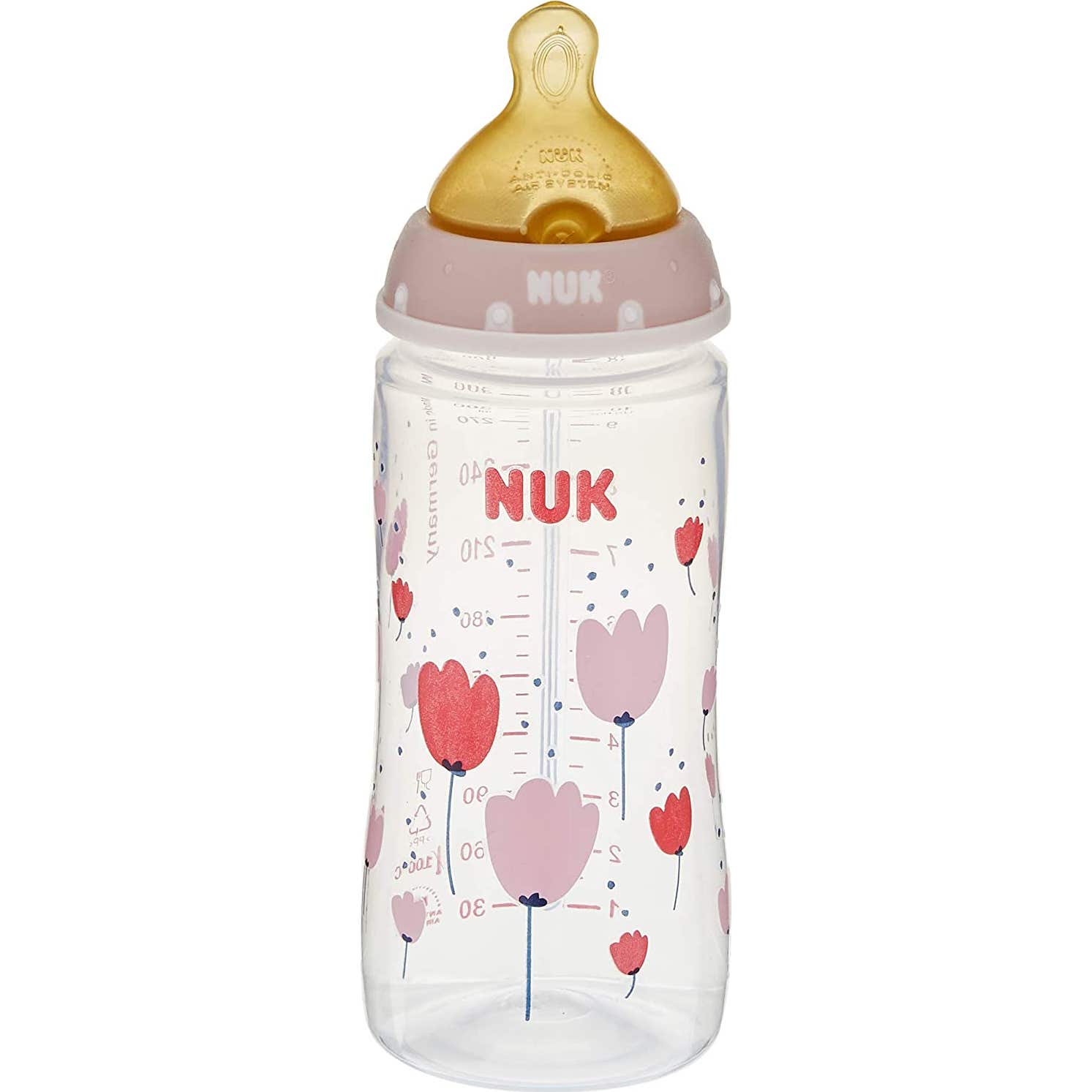 Nuk Biberón First Choice + Control de Temperatura Silicona 0-6M 300ml