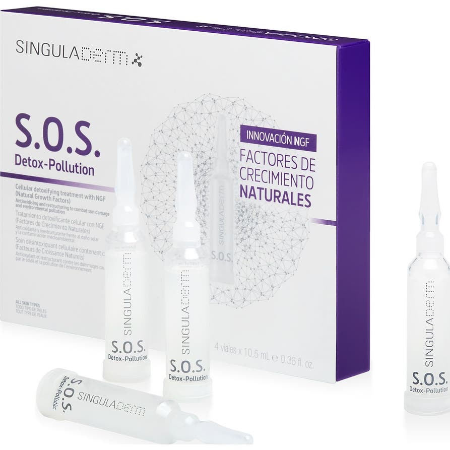 Singuladerm S.O.S Detox-Pollution 4 viales x 10,5ml
