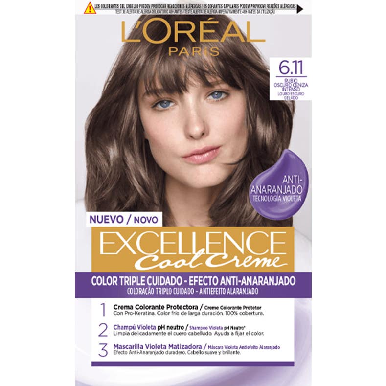 L'oréal Excellence Cool Creme Tinte de Cabello Nº6,11 1ud