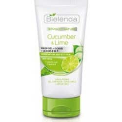 Bielenda Gel + Exfoliante + Sérum Pepino y Lima 175ml