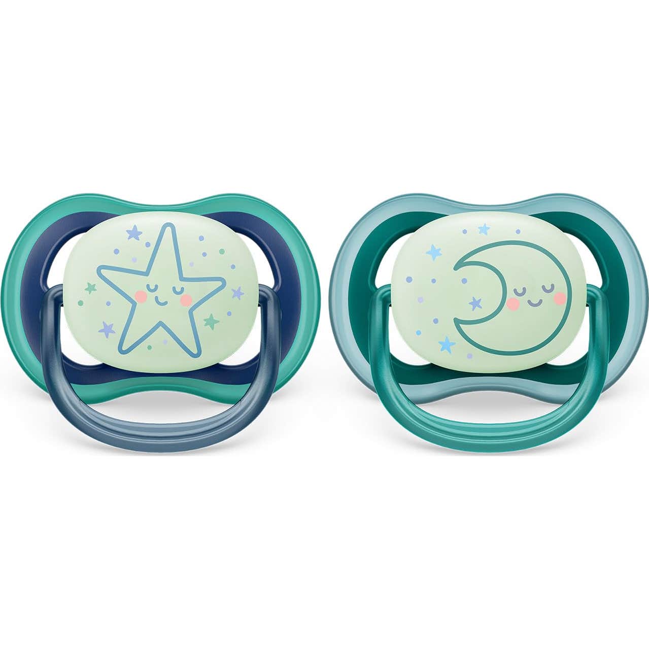 Philips Avent Ultra Air Nighttime Chupete Scf376/07 6-18M 2uds