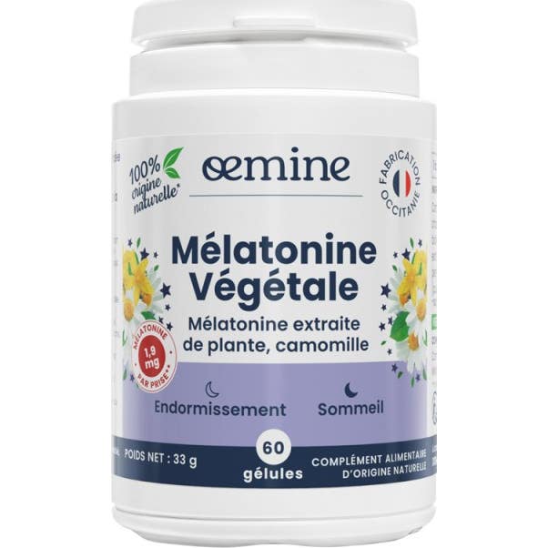 Oemine Vegetable Melatonin 60 Perlas
