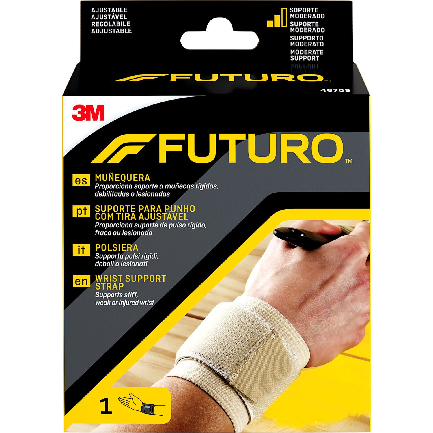 Futuro™ muñequera velcro T-única 1ud