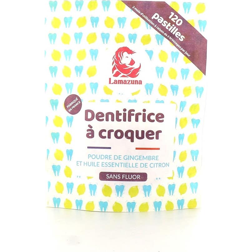 Lamazuna Dentífrico Masticable Jengibre 120g