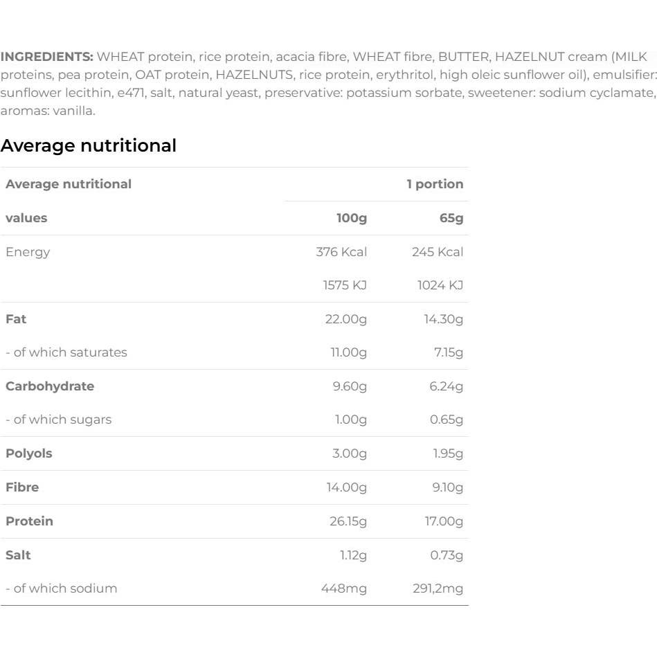 Feeling Ok Croissant Proteína Relleno de Crema de Avellana 65g Feeling Ok Croissant Proteína Relleno de Crema de Avellana 65g