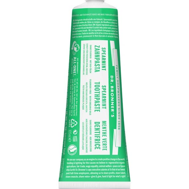 'Dr. Bronner''s Dentífrico de Hierbabuena 140g'