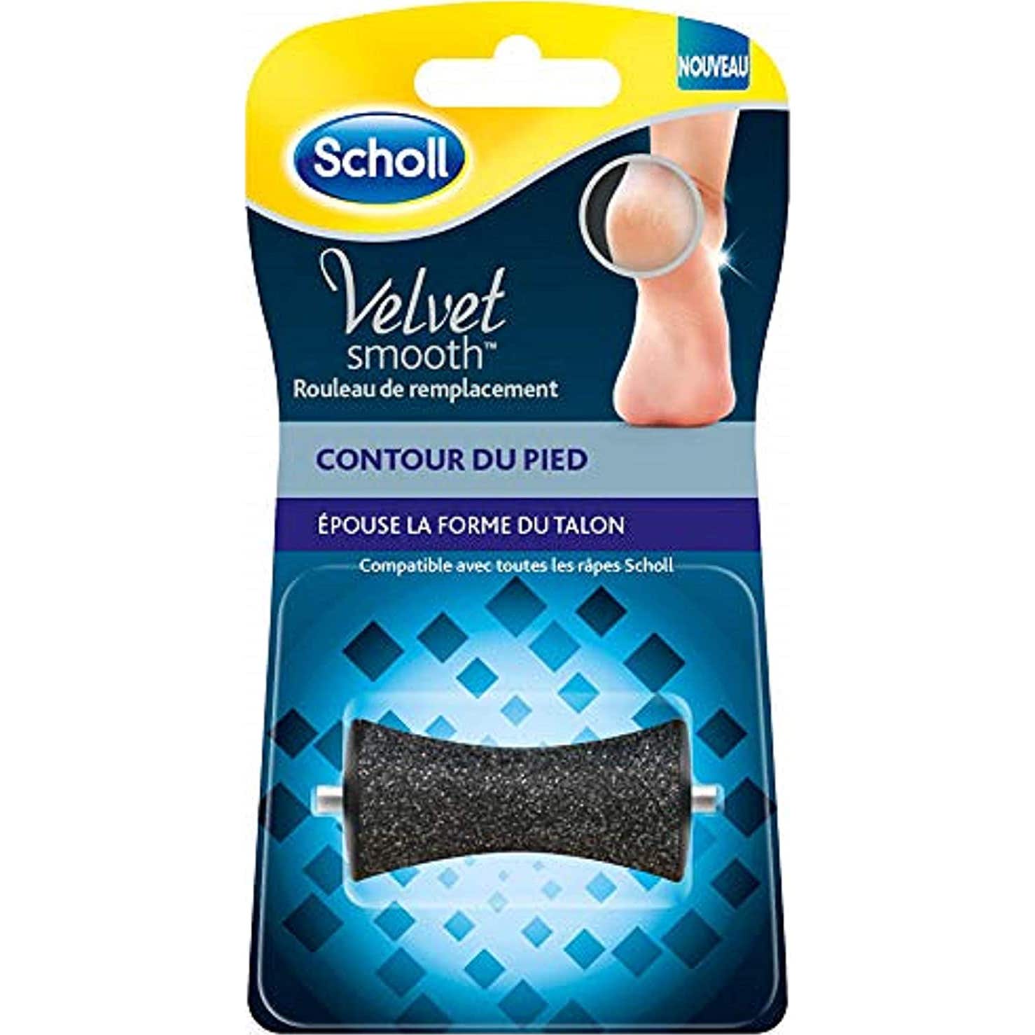 Scholl Velvet Smooth Rodillo para Pies de Recambio 1ud