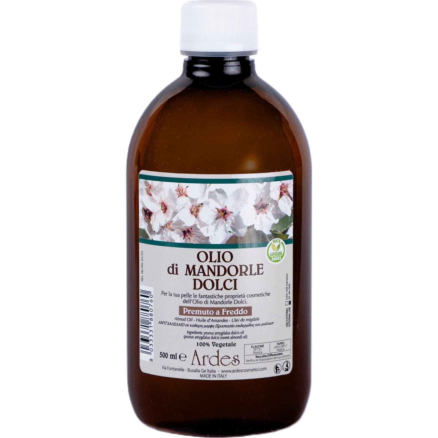 Ardes Cosmetici Aceite de Almendras Dulces 500 ml