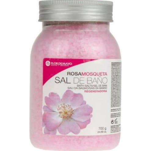 Flor de Mayo Sal de Baño Rosa Mosqueta 650 g
