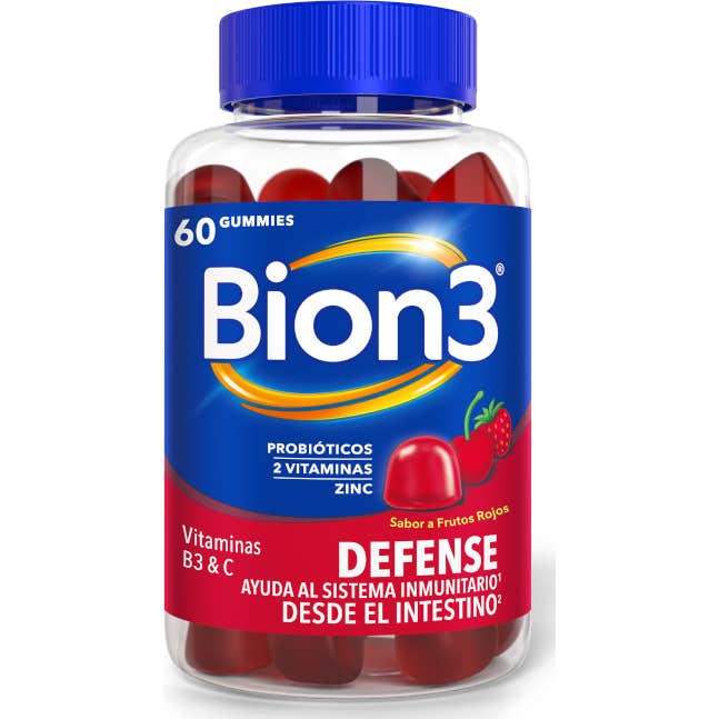 Merck Rojos Bion3 Defense Frutos 60 Gummies