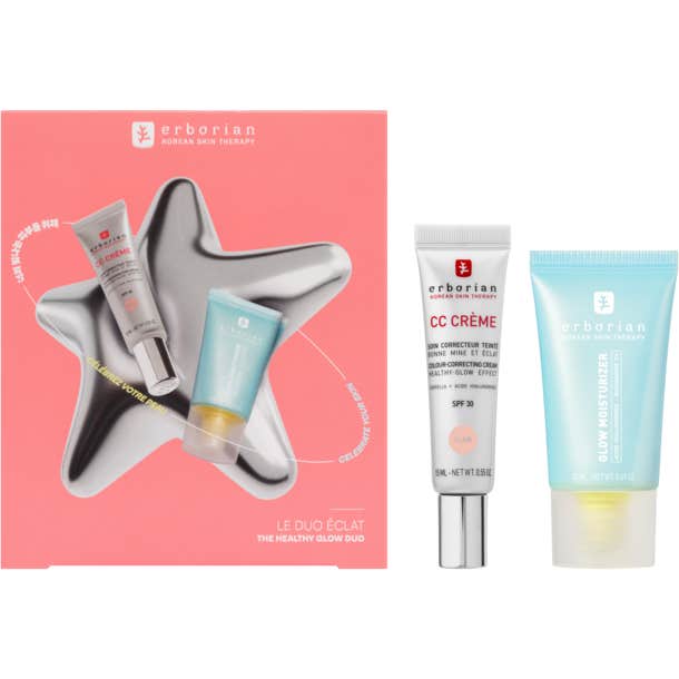 Erborian Kit Cc Crème Clair + Glow Moisturizer