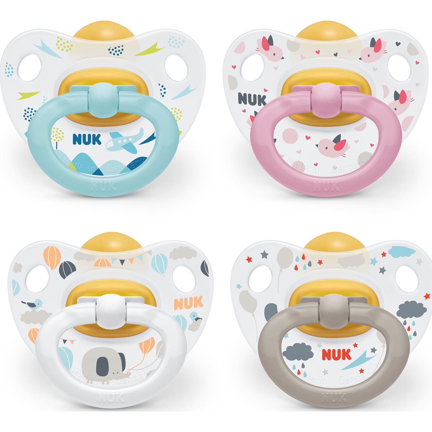 Nuk Star Chupete Latex 0-6M 2uds