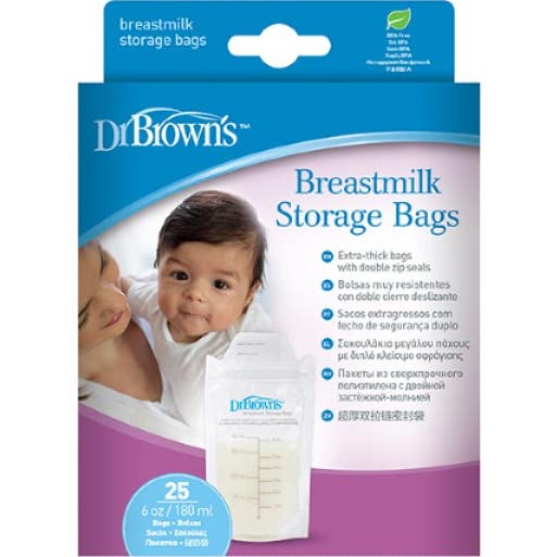 'Dr Brown''S Bolsa de Almacenamiento de Leche 25 uds'