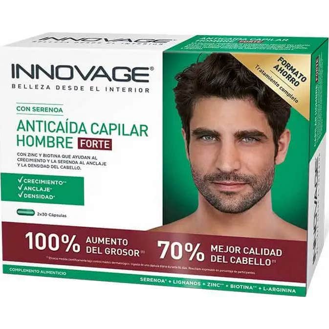 Innovage Anticaída Capilar Hombre Forte 2x30caps