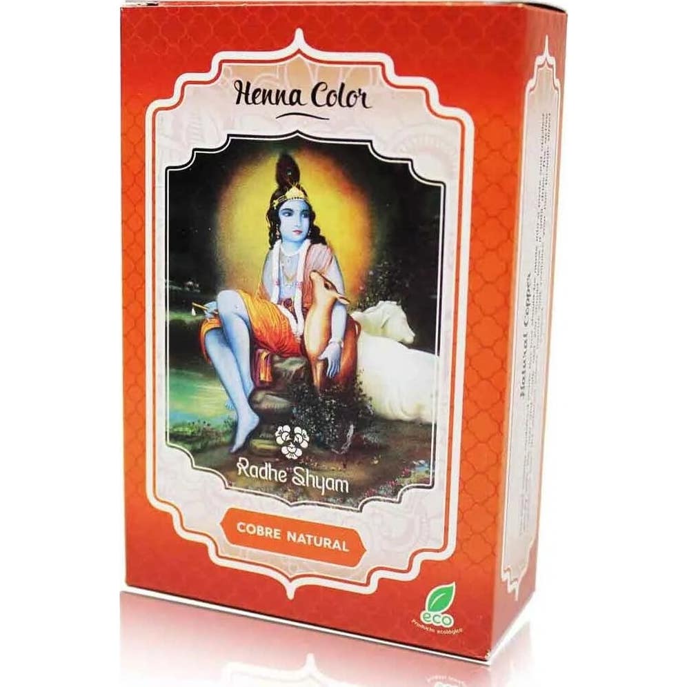 Radhe Shyam Henna Tinte Natural Cobre Polvo 100g
