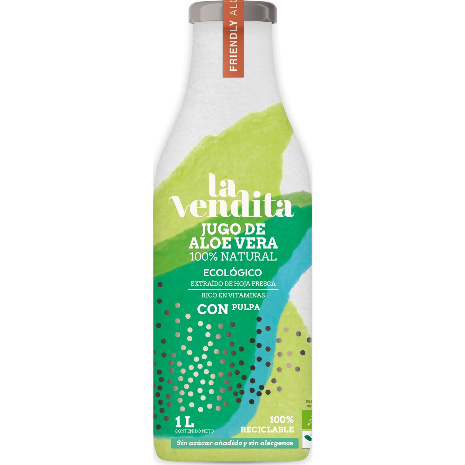 La Vendita Jugo de Aloe Vera con pulpa 1L