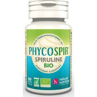 Natural Nutrition Phycospir Espirulina Bio 30 caps