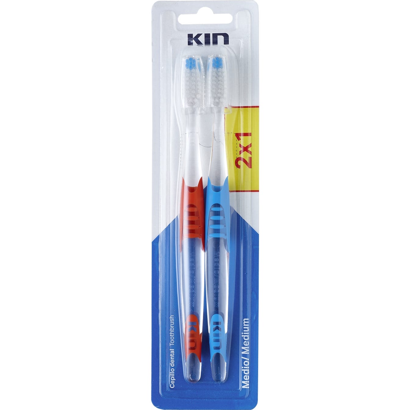 Kin Cepillo Dental Medio 2X1