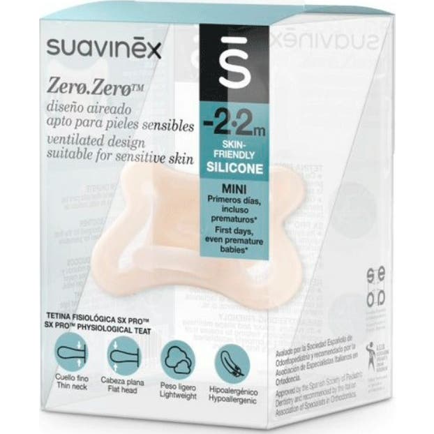 Suavinex Chupete Fisiológico Silicona SX Pro Mini -2-2m 1ud