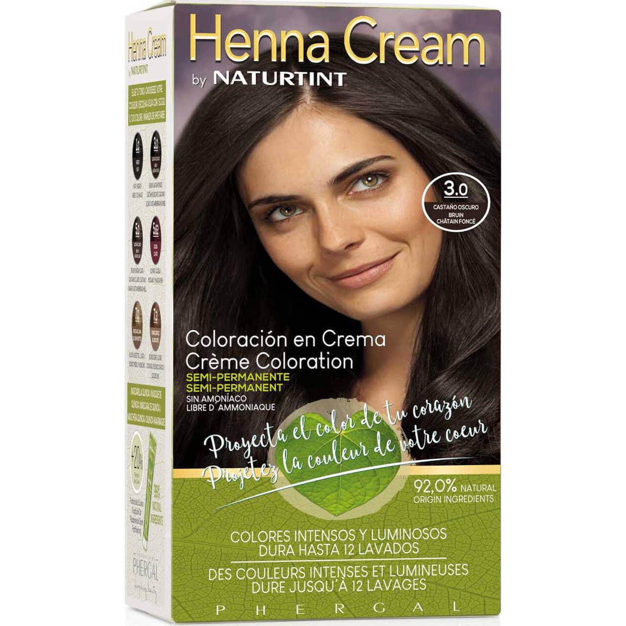 Naturtint Henna Cream 3.0 Castaño Oscuro 110ml