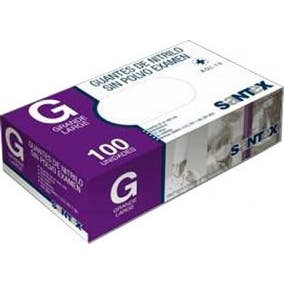Santex Guantes Látex Sin Polvo Talla XS 100 uds