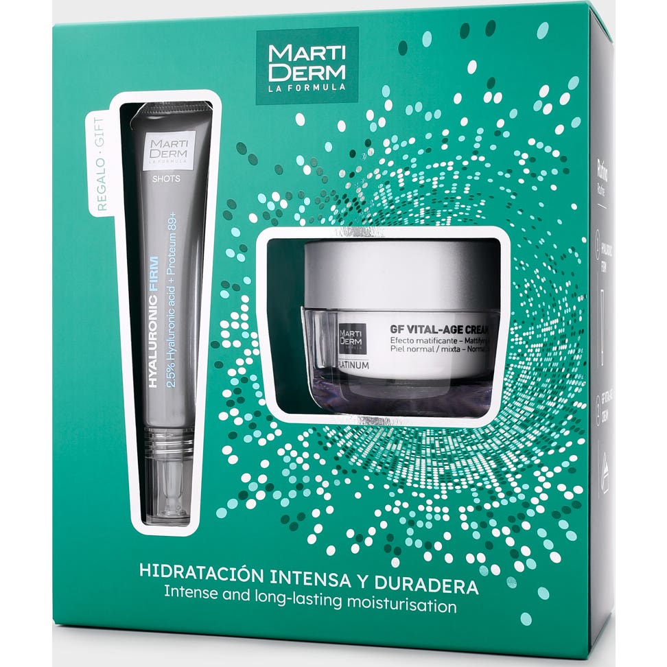 Martiderm Pack Crema GF Vital-Age 50ml + Sérum Hyaluronic Firm 20ml