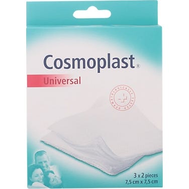 Cosmoplast gasas Esterilizadas 7,5 X7,5 cm 5 uds
