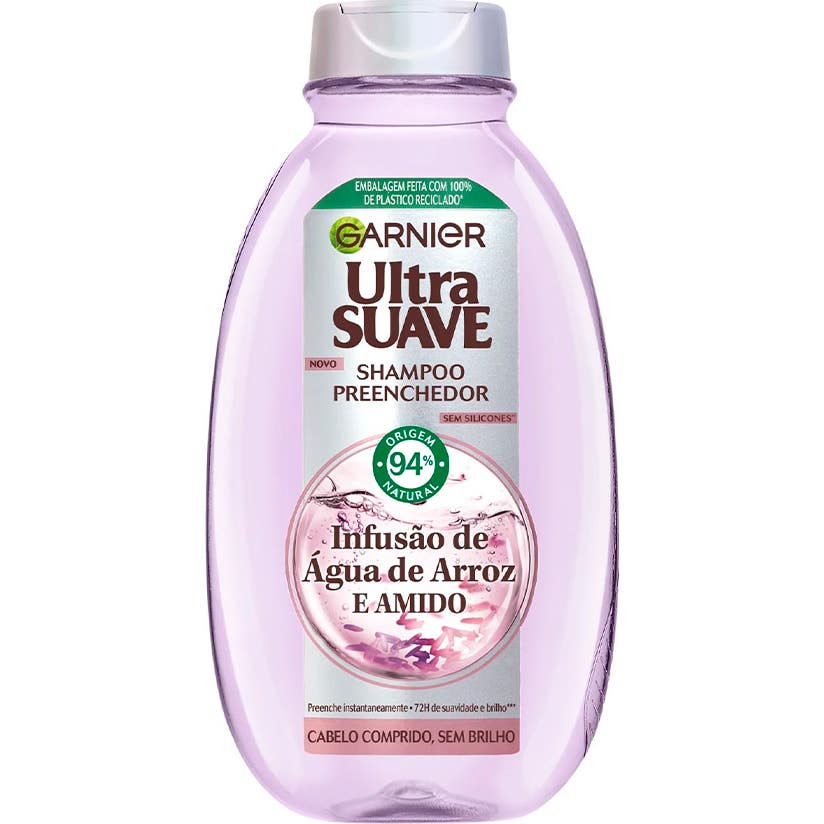 Garnier Ultra Suave Infusão de Água de Arroz Shampoo 400ml
