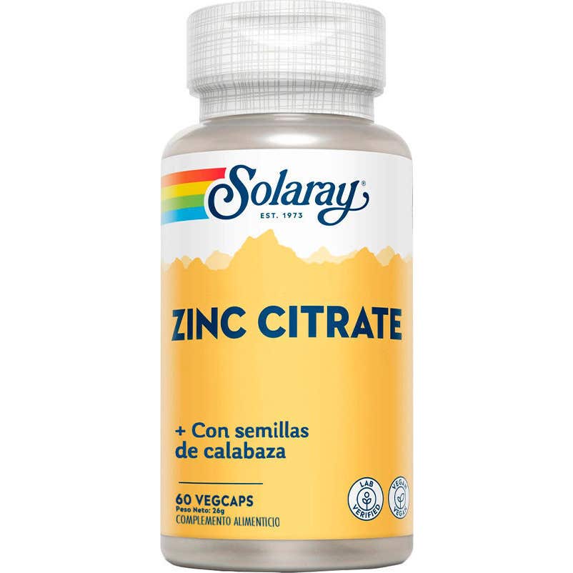 Solaray Zinc Citrato 50mg 60caps | Natural Doctor