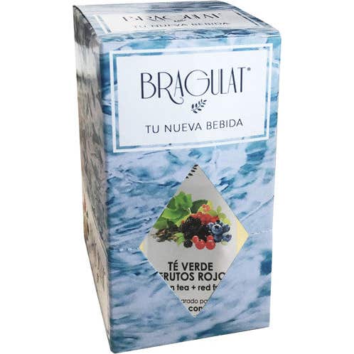 Bragulat Bebida Soluble Té Verde y Frutos Rojos 15 X9 g