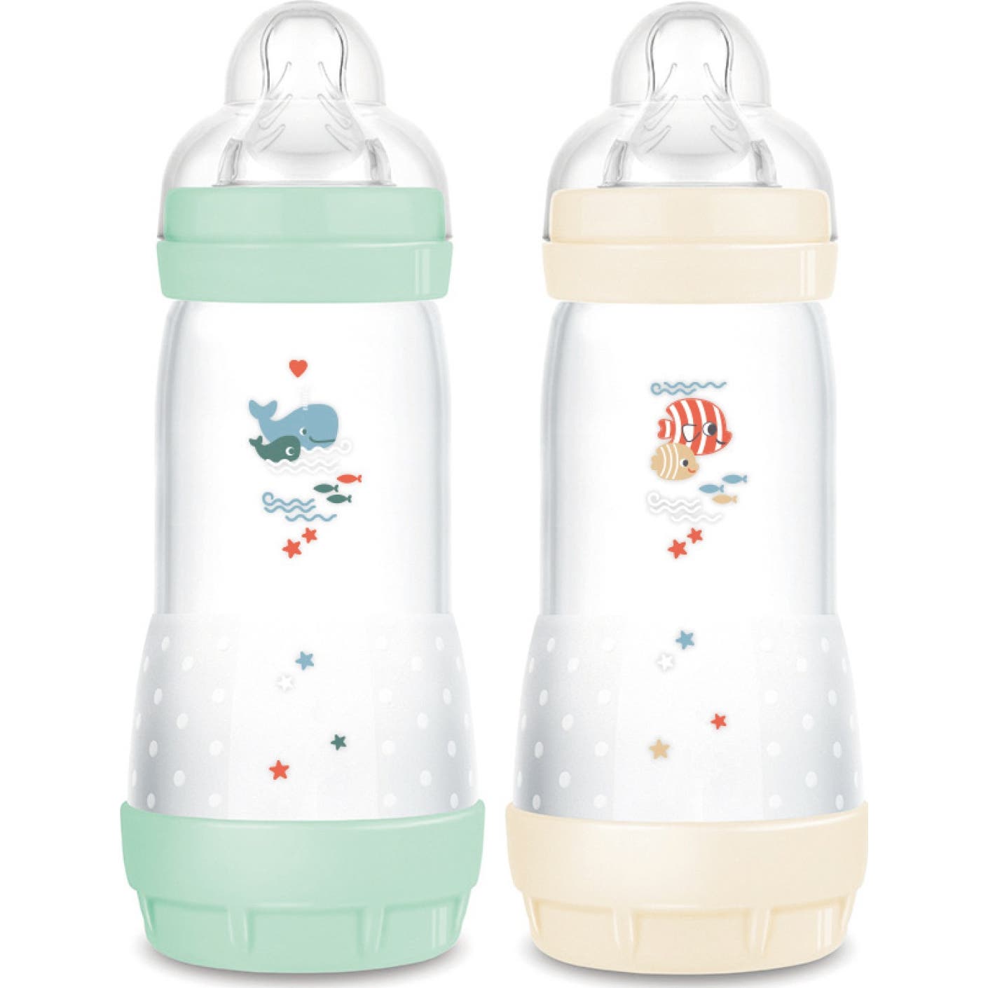 Mam Easy Start Classic Biberón 3 Menta Algodón 320ml 2uds