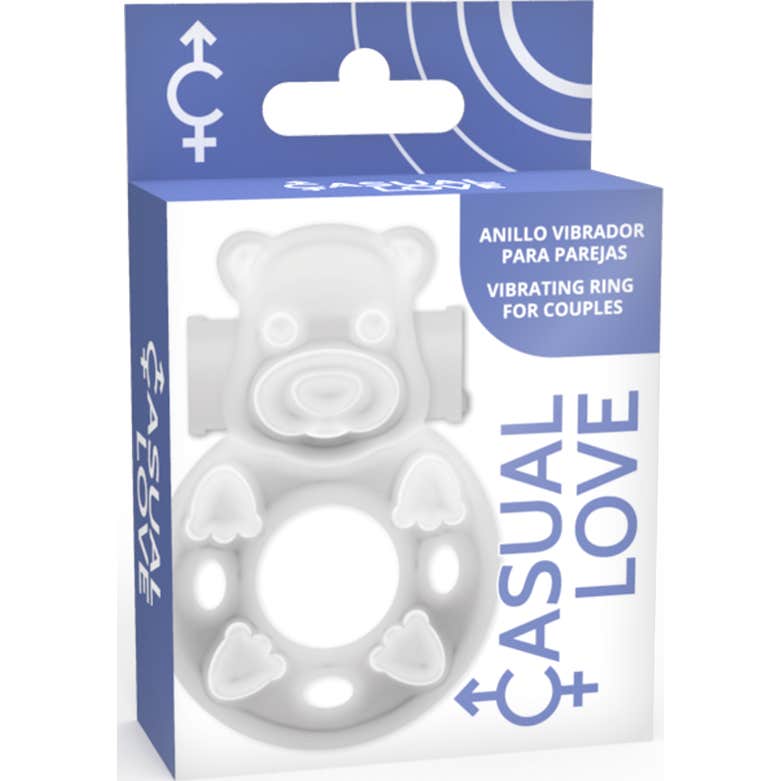Casual Love 26 Anillo Vibrador Conejito Transparente 1 Unidad