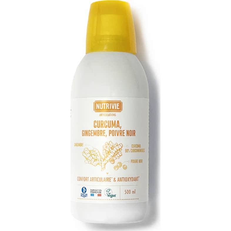 Nutrivie Curcuma, Gingembre, Poivre Noir 500ml | Natural Doctor