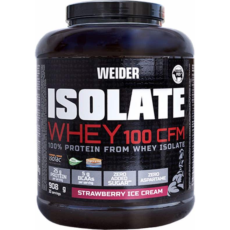 Weider Isolate Whey 100 CFM Fresa 908g
